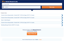 Tablet Screenshot of getmarketresearchjobs.com